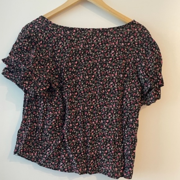 Forever 21 Flower Causal Blouse Size XL - Picture 2 of 3
